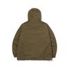 INTERCREW Check Hooded Windbreaker Jumper Brown Ita3Uj32Abr