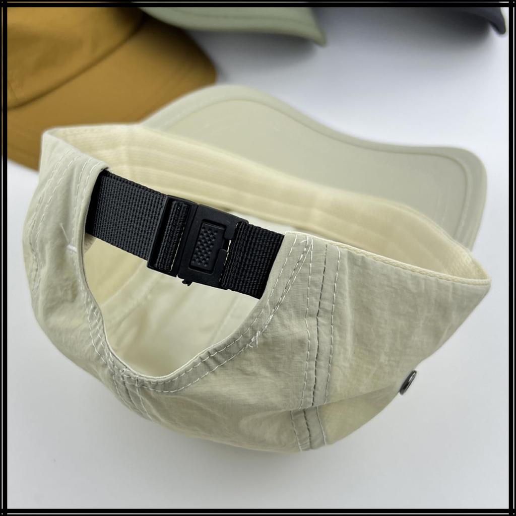 Hiking Sun CZA067 [White Fang] Cap, Plain, Protection, Hat, Simple, Stylish, Casual, Men's, Women's, (Black)