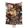 Sebastian Stan Fotocollage Flanell-Kuscheldecke Weich Warm Ganzjahres-Druckdesign für Bett Sofa Camping xcm