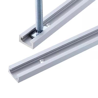 T Track Woodworking T-slot Slide Track Aluminium Miter T-Track,T-slot Miter Track Jig T Screw Fixture Slot Saw/Router Table Tool
