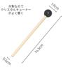 Set of 3 Wooden Mallets for Crystal Tuners Ideal for High Such As Angel To Make Them Resonate [Sedona's Magic] - Notes, Tuners, Best.