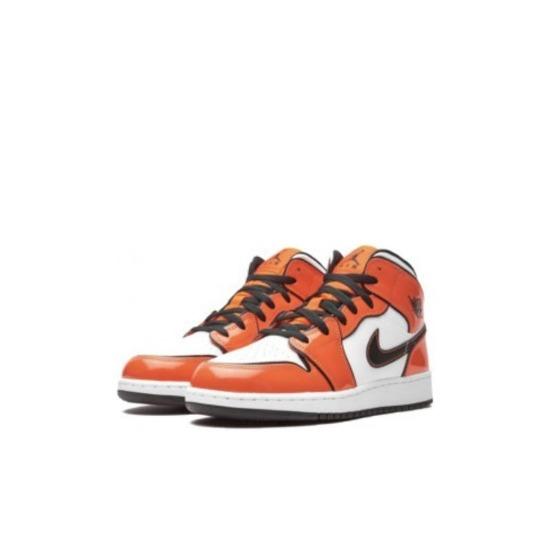 

Детские баскетбольные кроссовки Air Jordan 1 Mid SE PS Turf Orange BQ6932-802 EU 35 оранжевый
