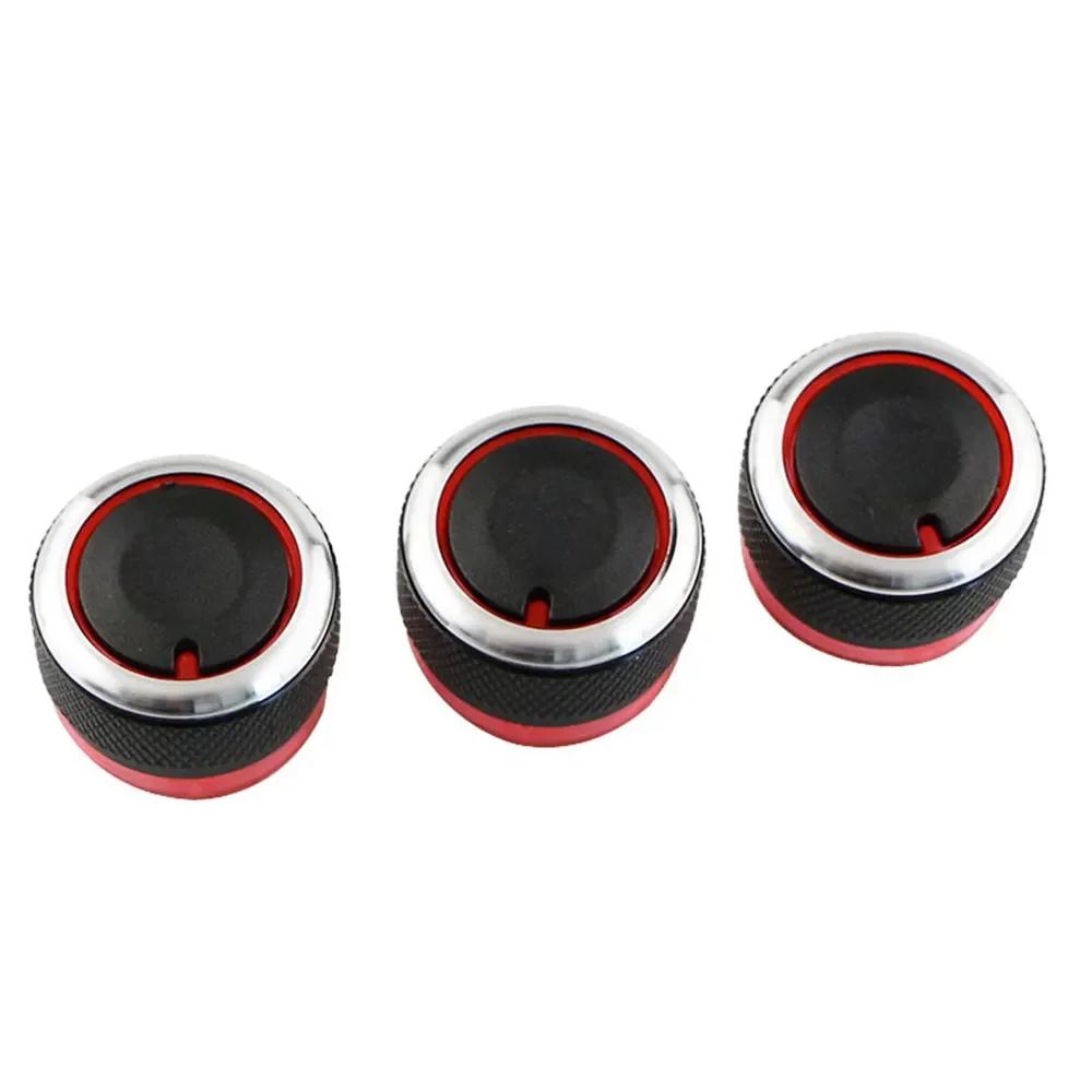 

For Peugeot 206 207 2006 - 2011 for Citroen C2 2007 - 2011 AC Knob 3Pcs Air Conditioning Heat Control Switch Button Knob чёрный