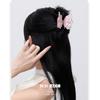 Small Fresh Butterfly Acetic Acid Hairpin Half Tie Back Head Disc Hair Grab Clip Original Sweet Wind Shark Clip Wholesale