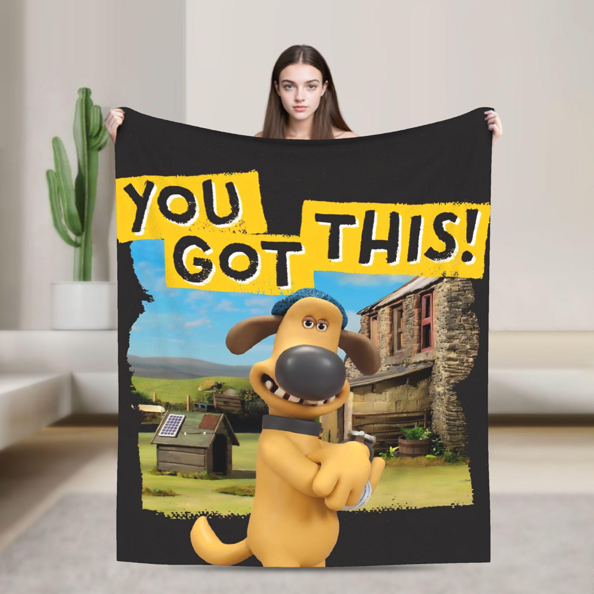 

Shaun the Sheep Blanket Travel Office Flannel Throw Blanket For Outdoor Warm Custom Quality Bedspread Birthday Gift 40x50in