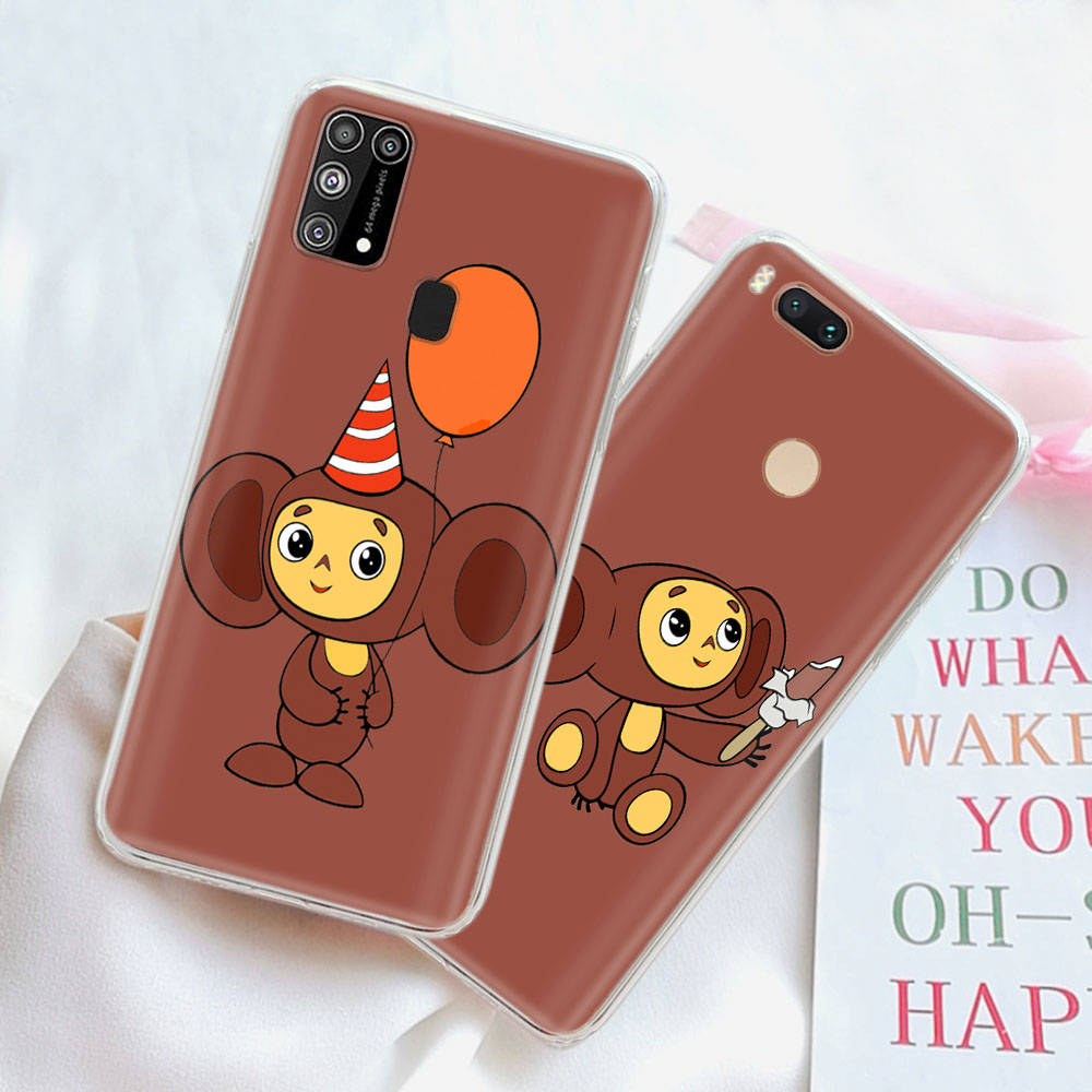 

Чехол для Xiaomi Redmi Note 13 VIVO Y20 Tecno Pova Samsung S24 Realme C3 OPPO F11 Moto E32 Infinix iPhone 15 Чебурашка