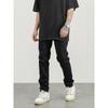 Black of Exit High Street Washed Basic Slim Fit Stretch Skinny Jeans Unisex National Trend Slimming Long Pants