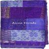 Aizza Trends Handmade Pure Cotton Patch and Patola Work Kantha Quilt - Traditional Indian Throw Blanket-Vintage Cotton Silk Saree Quilt