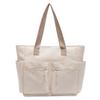 Hot Sale Casual Simple Large Capacity Canvas Bag Female Student Class Travel Versatile Shoulder Tote Bag
