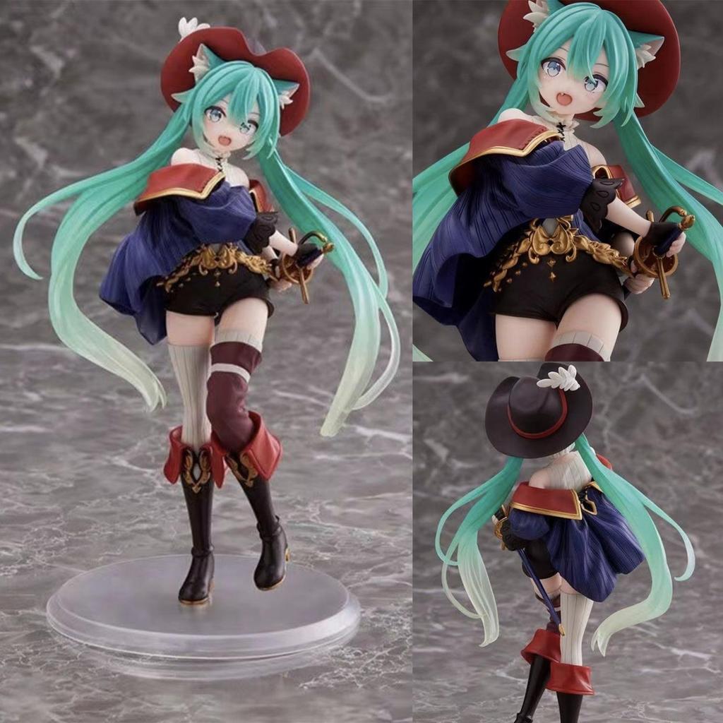 Fairy Tale Wonderland Hatsune Miku Hand-made Two-dimensional Beautiful Girl Model, 19cm