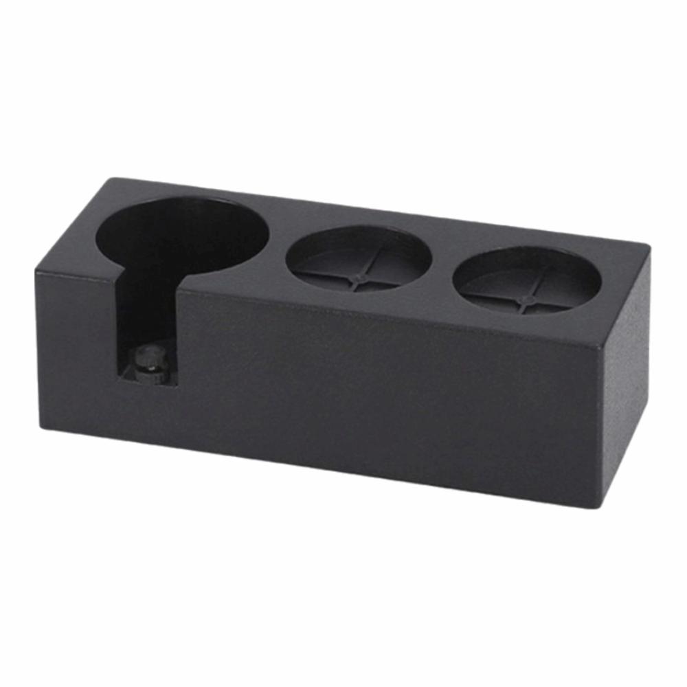 51/53/58mm Espresso Coffee Tamper Station 2 in 1 Coffee Tamper Base Coffee Bar Stand  Cafe Supplies Black 51mm
