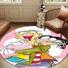 Edd Eddy Adventure Round mat, Anti-slip Circle Carpet Chair rug For livingroom,Bedroom, doormat home decor Gift Christmas Gifts
