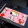 Snoopy Love Xl Gaming Mouse Pad Nonslip Rubber Base Stitched Edge Waterproof Desk Mat For Pc Laptop Gamer Office Computer Accessories C929839