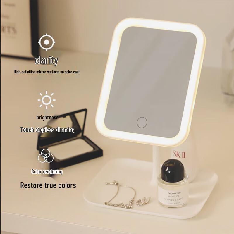 Ai Ge Smart LED Desktop Makeup Mirror