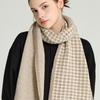 RECLOW RECLOW Two-Way Houndstooth Muffler Beige