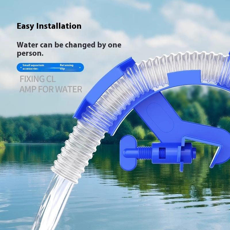 1Pcs Aquarium Siphon Gravel Cleaner, Manual Water Changer for Fish Tank with Sand Cleaning & Waste Removal