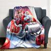 1pc Santa Claus, reindeer blanket Lightweight Flannel Throw for Sofa Bed Travel Camping Livingroom Office Couch Chair