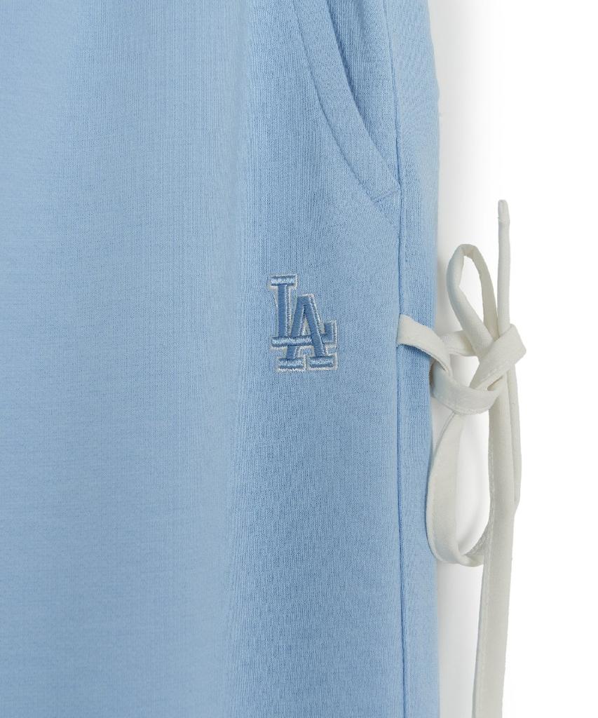 Emelbi Women'S Basic Side Ribbon Wide Pants La (L.Sky Blue)