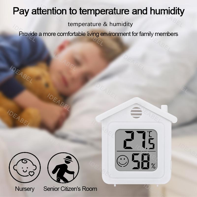 Mini Binnenthermometer LCD Digitale Temperatuur Kamerhygrometer Gauge Sensor Vochtigheidsmeter Binnenthermometer Temperatuur