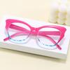Cat Eye Shape Women's Glasses Frames Fashion Blue Light Blocking Eyeglass Frames European American Stylish Women's Glass