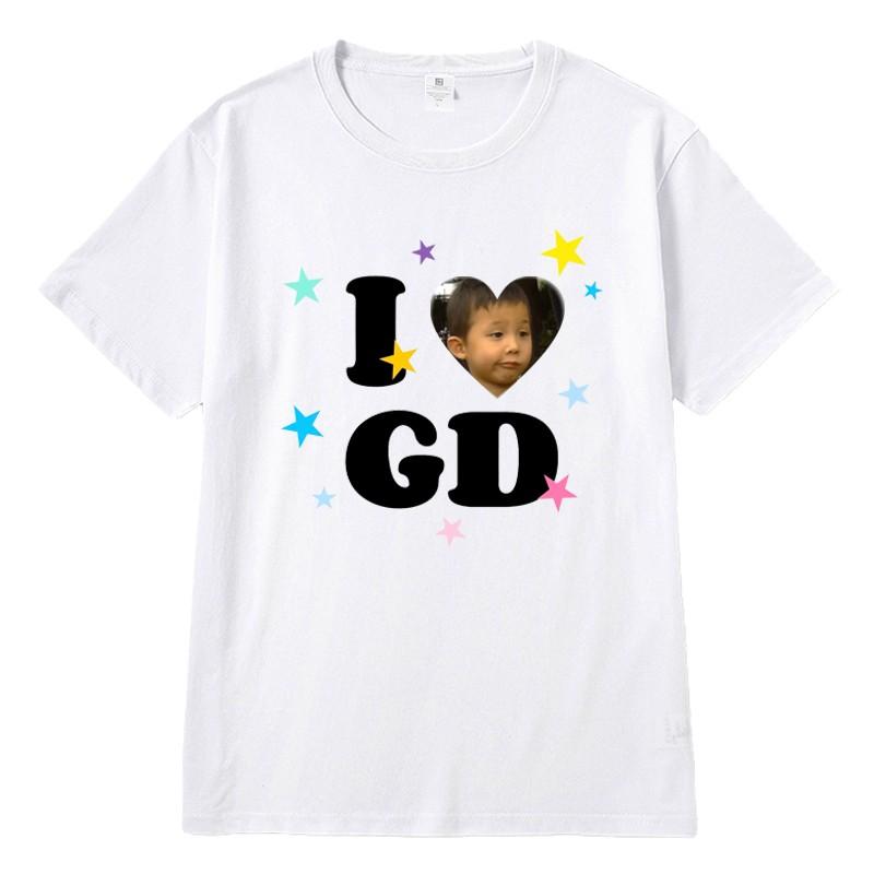 The Summer 2025 G-Dragon Osaka Concert In Japan 2025 New Cartoon Cotton Women Short-sleeved T-shirt Support Peripheral Clothing