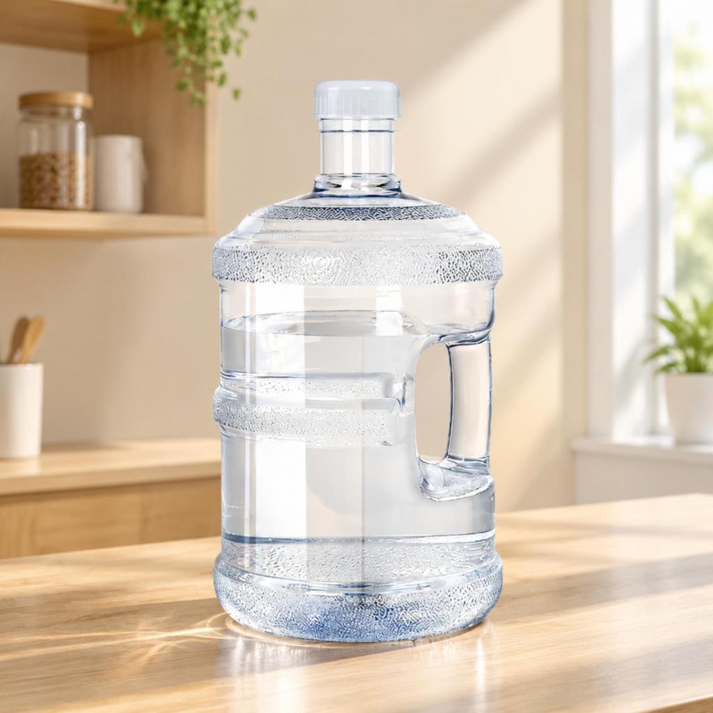 Household Water Jug with Side Handle Thickened Screw Cap for Families, Kitchen