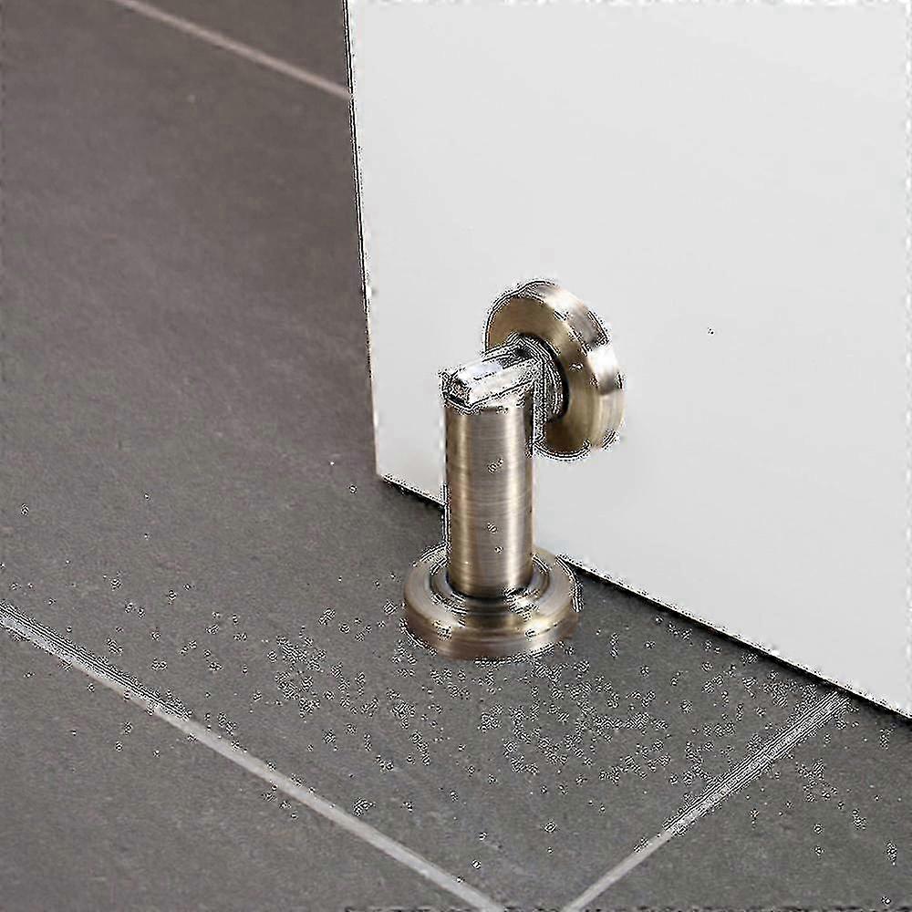 2025 Magnetischer Türstopper, Edelstahl gebürstete Türschnalle Modern Massiv