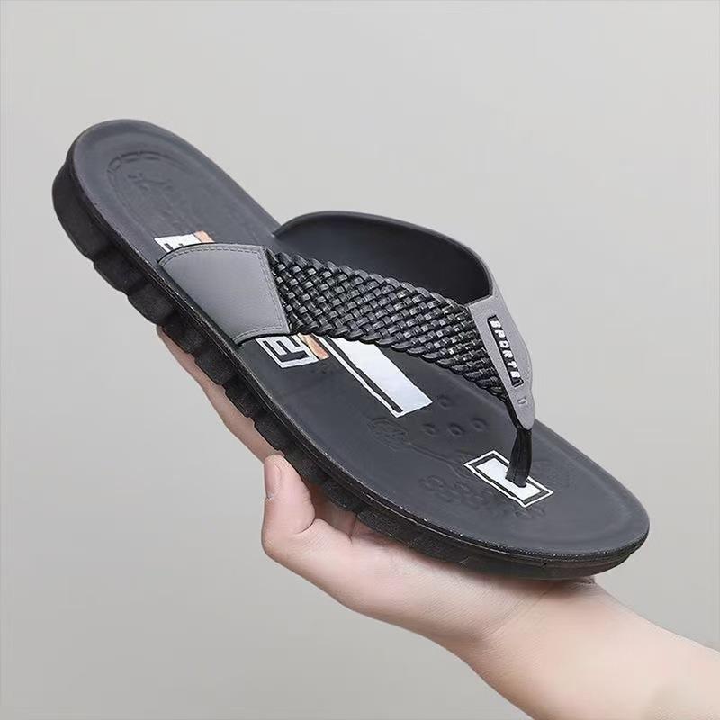 Flip-Flops Herren Pantoffeln zwicken Füße Herrenmode Freizeit weich Strand Outdoor wasserdicht Oberbekleidung dicke Sohle flacher Absatz