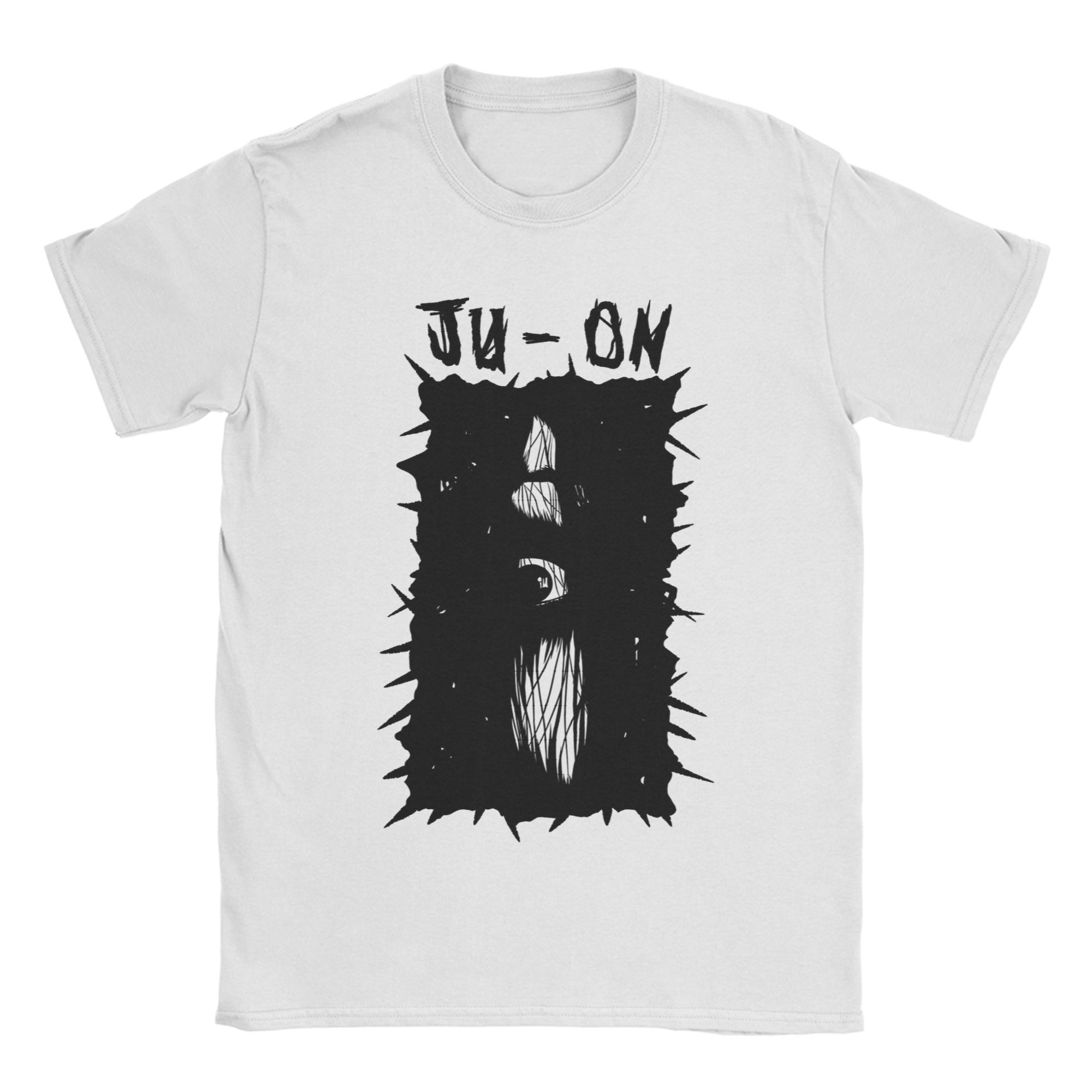 

Kayako JuOn The Grudge MOVIE 100 Cotton T Shirt For Unisex Summer Y2K Basic T Shirts O Neck Novelty Tees Oversized Design Tops S