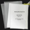 A4 Single Sheet L-Type Transparent Folder - Thickened Two-Page File Sleeve