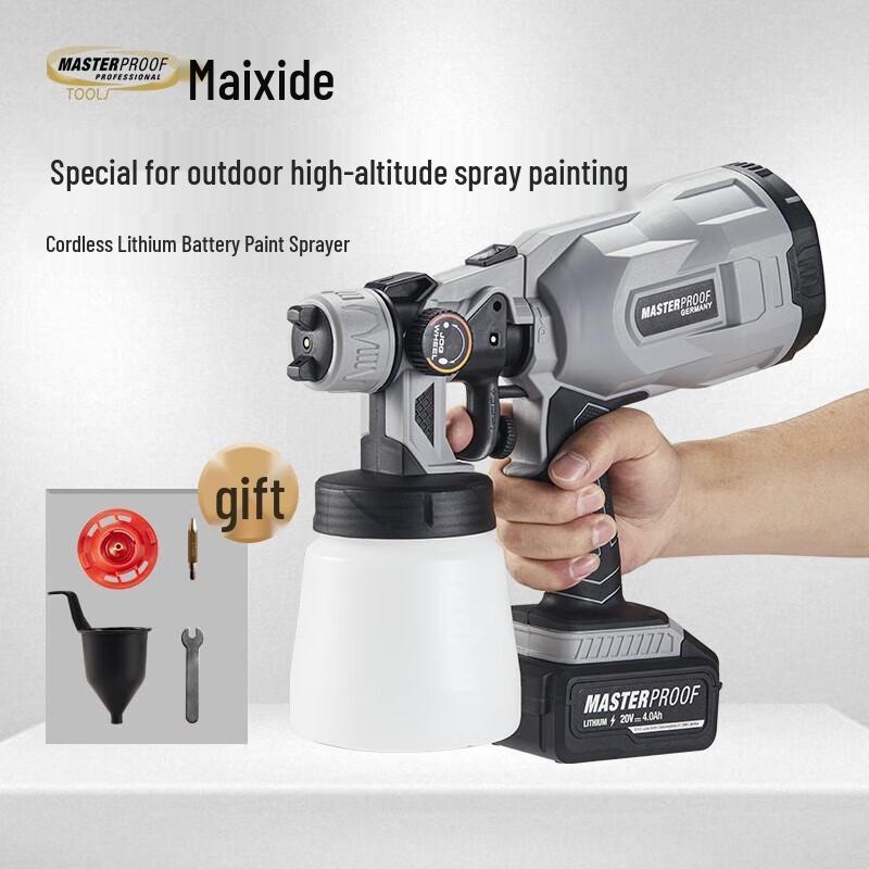 

Бездрочковий електричний фарбопульт MASTERPROOF, штекер CN (адаптер в комплекті)