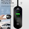16A 3.5KW Type 2 EV Charger With LED Display IEC 62196-2 EVSE Charging Box CEE EU Plug Portable Electric Vehicle EV Charger
