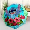 Stitch Stars Fantasy Artwork Portable Automatic Umbrella Folding Umbrella with 8 Ribs Foldable Design All-Season Use Vibrant Pattern Umbrella