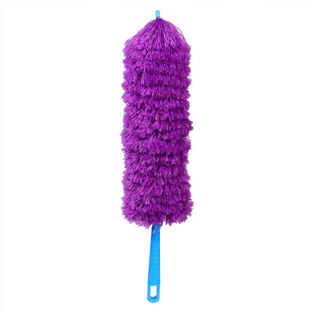 Washable Anti Static Soft Microfiber Clean Duster Home Furniture Car Cleaning Tool(purple)