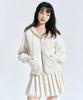 Zeroplanet Ailley Two-Way Knit Zip-Up [Ivory]