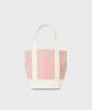Who.A.U Stripe Canvas Tote Bag / Whbgg2442A