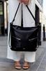 Classic, spacious women's handbag made of eco-leather - Rovicky