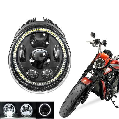 E9 Reflektor Motocyklowy Dla Vrod Reflektory Halo LED DRL Dla Harley 02-16 V Rod Vrsc Vrsca Vrod Vrscdx Reflektor LED