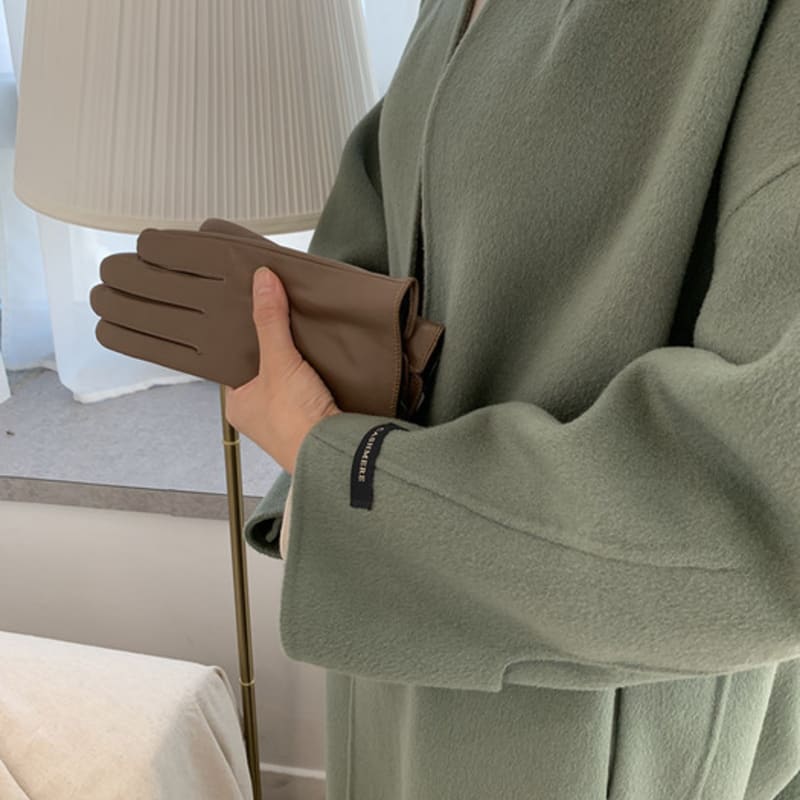 

Женские перчатки из натуральной овчины Marchen [Добавлен черный цвет] black