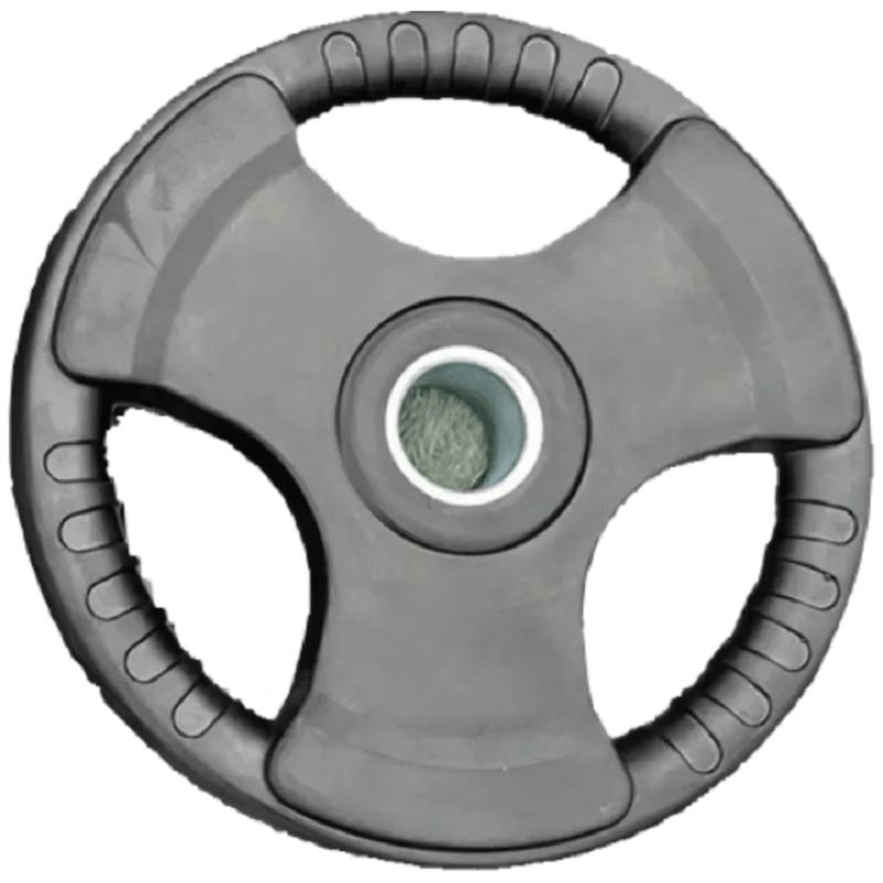 TLXT Rubber-Coated Cast Iron Barbell Plates