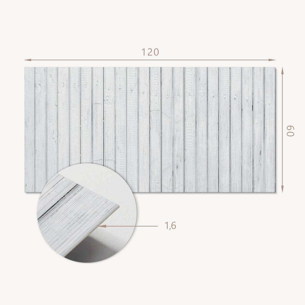 Self-Adhesive Vinyl Wall Decoration 120x60 cm Vertical Wooden Board