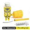 Hydraulic Bike Brake Bleed Kit + 60ml DOT 5.1 & Mineral Brake Oil Fluid, Disc Brake Maintenance Syringe Funnel Tool Set