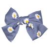 Korean Daisy Bow Double Layer Hair Clip for Girls
