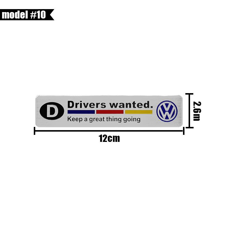 1Pcs 3D Metal Stickers Car Body Trunk Decals Auto Accessories For Volkswagen K51 Passat B5 B6 CC Tiguan Scirocco Sharan Touran Polo