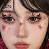 Ghostly Eye Decorations 2 Pairs Halloween Tattoo Stickers, Waterproof Temporary Face Decals with Creative Festival Party Supplies Pumpkin Bat
