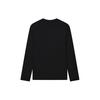 FILA Simple Letter Logo Fashion Casual Sports Round Neck Long Sleeve T-Shirt Men T-Shirts Black F51M238248FBK