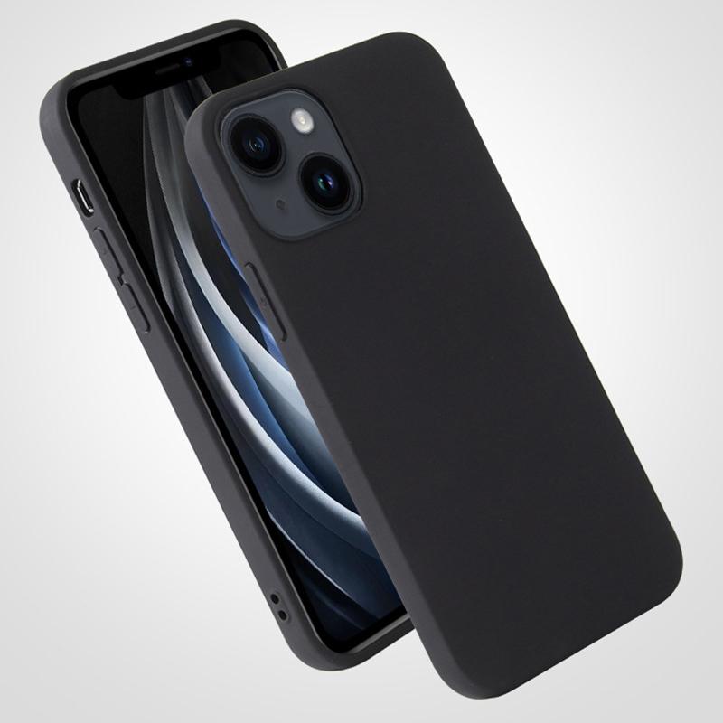 For iPhone 15 Matte Textured TPU Shell Shockproof Protection Mobile Phone Case