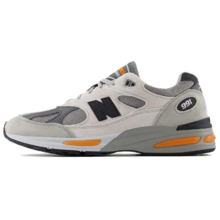 

Новые New Balance 991v2 MiUK Pelican Grey Orange U991BS2 39.5