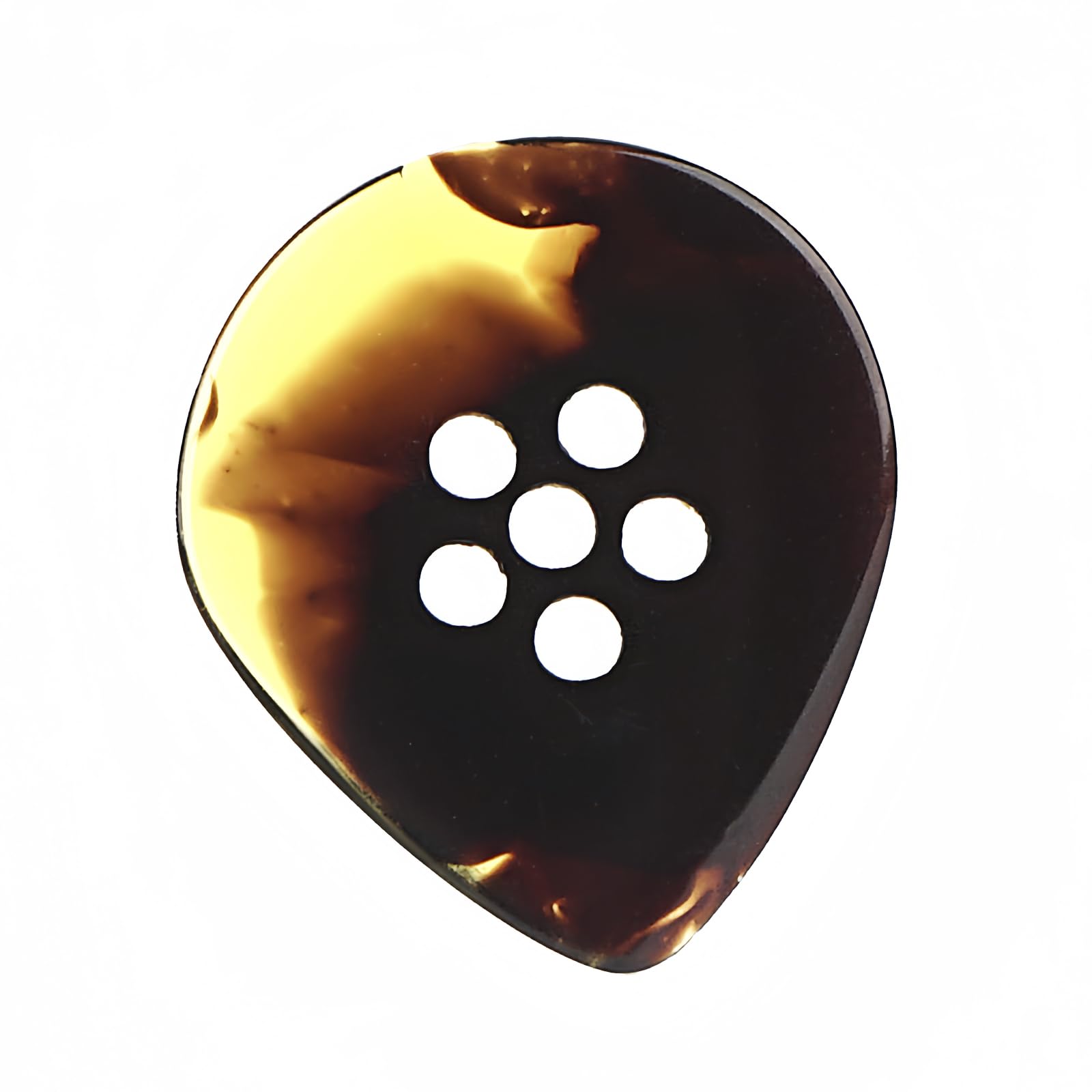 

Musiin Premium Thick Handcrafted Blade Style Fat Tone for Electric and Blues Guitar Picks, Guitar, Bass, Acoustic, Jazz, (Torti)