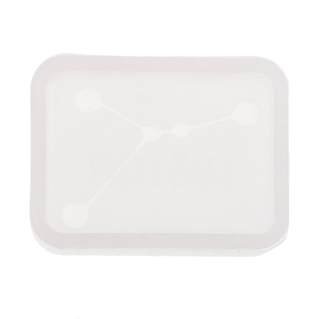 Clear DIY Silicone Resin Constellation Pendant Charms Tags Making